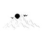 Wallity Full Mount And Mountain - 2 Blanco y negro